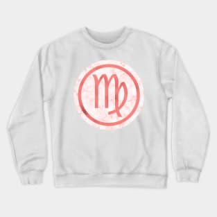 Living Coral Marble Zodiac - Virgo Crewneck Sweatshirt